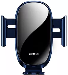 Автодержатель с автозажимом Baseus Smart Car Mount Cell Phone Holder Blue (SUGENT-ZN03) - миниатюра 3