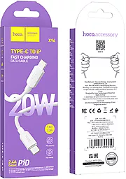Кабель Hoco X96 Hyper USB Type-C - Lightning 20w 2.4a 1м PD сable White - миниатюра 5 Кабель Hoco X96 Hyper USB Type-C - Lightning 20w 2.4a 1м PD сable White - миниатюра 5