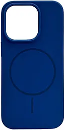 Чохол Silicone Case Full Fine Ring MagSafe для Apple iPhone 13 Pro Porcelain Blue - фото Чохол Silicone Case Full Fine Ring MagSafe для Apple iPhone 13 Pro Porcelain Blue