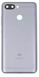 Задняя крышка корпуса Xiaomi Redmi 6 Dual SIM со стеклом камеры Grey
