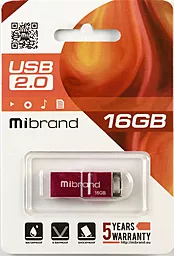 Флешка Mibrand Сhameleon 16GB USB 2.0 (MI2.0/CH16U6P) Pink - миниатюра 2