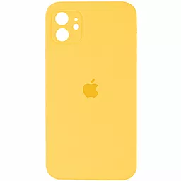 {"ru": "Чехол", "uk": "Чохол"} Silicone Case Full Camera для Apple iPhone 12  Sunny Yellow