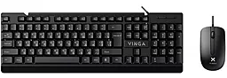 Комплект (клавіатура+мишка) Vinga KBS-270 Black - фото Комплект (клавіатура+мишка) Vinga KBS-270 Black