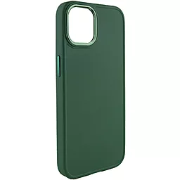 Чехол Epik TPU Bonbon Metal Style для Apple iPhone 13 (6.1") Зеленый / Pine green - миниатюра 2