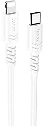 Кабель Hoco X62 Fortune USB Type-C - Lightning 20w 3a 1м PD сable White - фото Кабель Hoco X62 Fortune USB Type-C - Lightning 20w 3a 1м PD сable White