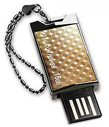 Флешка Silicon Power Touch 851 16Gb (SP016GBUF2851V1G) Gold - фото Флешка Silicon Power Touch 851 16Gb (SP016GBUF2851V1G) Gold