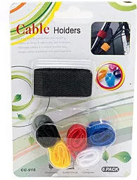 Органайзер для кабелей ExtraDigital Cable Holders CC-918 Color (KBC1728) - миниатюра 5