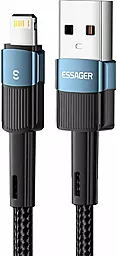 Кабель Essager Star USB-A - Lightning 12w 2.4a 1м cable Blue (EXCL-XC03) - фото Кабель Essager Star USB-A - Lightning 12w 2.4a 1м cable Blue (EXCL-XC03)