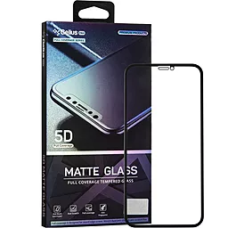 Защитное стекло Gelius Pro 5D Matte Glass Apple iPhone X, iPhone XS Black(70962)
