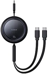 Кабель Baseus Bright Mirror Series 2-in-1 USB Type-C - 2xType-C 100w 5a 1м PD cable Black (P10318602111-00) - фото Кабель Baseus Bright Mirror Series 2-in-1 USB Type-C - 2xType-C 100w 5a 1м PD cable Black (P10318602111-00)