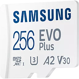 Карта памяти Samsung 256 GB microSDXC Class 10 UHS-I U3 V30 A2 EVO Plus + SD Adapter MB-MC256KA/EU - миниатюра 3