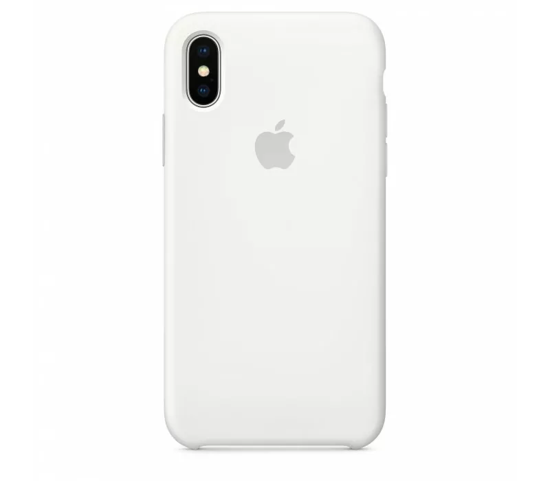 Чохол Silicone Case для Apple iPhone XS Max White - фото 1