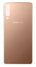 Задняя крышка корпуса Samsung Galaxy A7 2018 A750 Original Gold - фото Задняя крышка корпуса Samsung Galaxy A7 2018 A750 Original Gold