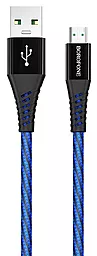 Кабель Borofone BU13 USB-A - micro USB 20w 4a 1.2м cable Black