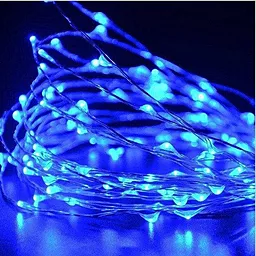 Гирлянда РОСА нить (50 LED USB+2xAA) 5 метров Синий - фото Гирлянда РОСА нить (50 LED USB+2xAA) 5 метров Синий