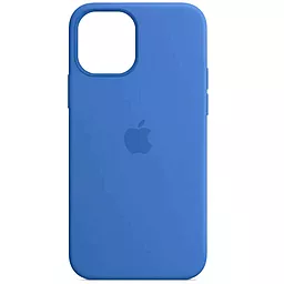 Чехол Silicone Case Full для Apple iPhone 15 Plus Capri Blue