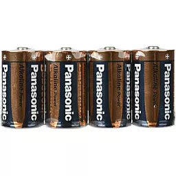 Батарейки Panasonic D / LR20 Alkaline Power Shrink 4шт - фото Батарейки Panasonic D / LR20 Alkaline Power Shrink 4шт
