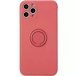 Чехол Epik TPU Candy Ring Full Camera для Apple iPhone 12 Pro (6.1")  Красный / Camellia