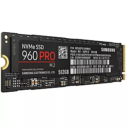 SSD Накопитель Samsung 960 Pro 512 GB M.2 2280 (MZ-V6P512BW) - миниатюра 3