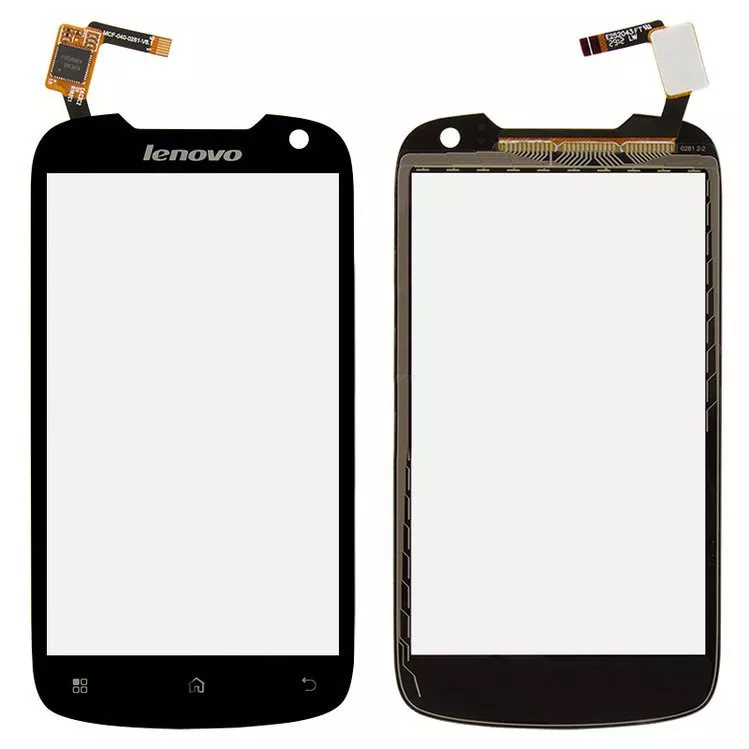 Сенсор (тачскрін) Lenovo A520 Black - фото 1