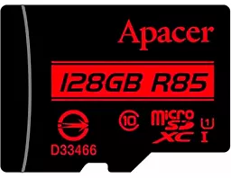 Карта памяти Apacer microSDXC 128GB UHS-I Class 10 + SD-adapter (AP128GMCSX10U5-RA) - миниатюра 2