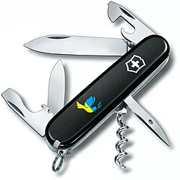 Мультитул Victorinox Spartan Ukraine (1.3603.3_T1036u) Black Голубь мира сине-желтый - фото Мультитул Victorinox Spartan Ukraine (1.3603.3_T1036u) Black Голубь мира сине-желтый