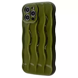 Чехол Wave Lines Case для Apple iPhone 12 Pro Max Army Green