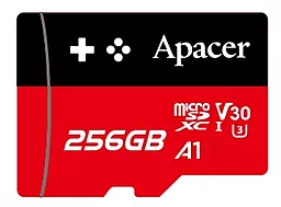 Карта пам'яті Apacer MicroSDXC 256GB UHS-I/U3 Class 10 (AP256GMCSX10U7-RAGC) - фото Карта пам'яті Apacer MicroSDXC 256GB UHS-I/U3 Class 10 (AP256GMCSX10U7-RAGC)