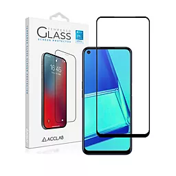 Защитное стекло ACCLAB Full Glue Oppo A52  Black (1283126508363)