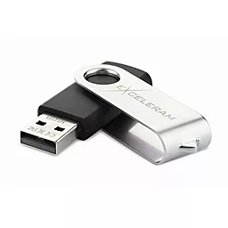 Флешка Exceleram 8GB P1 Series USB 2.0 (EXP1U2SIB08) Black - фото Флешка Exceleram 8GB P1 Series USB 2.0 (EXP1U2SIB08) Black