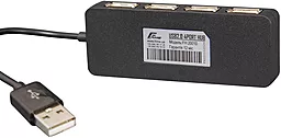 USB хаб Frime 4хUSB2.0 Hub Black (FH-20010) - миниатюра 3