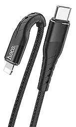 Кабель Hoco U64 Superior USB Type-C - Lightning 1.8w 3a 1.2м PD сable Black - мініатюра 2 Кабель Hoco U64 Superior USB Type-C - Lightning 1.8w 3a 1.2м PD сable Black - мініатюра 2