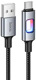 Кабель Hoco U144 USB-A - Type-C 15w 3a 1.2м cable Black - фото Кабель Hoco U144 USB-A - Type-C 15w 3a 1.2м cable Black