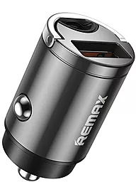 Автомобильное зарядное устройство с быстрой зарядкой Remax RCC227 18w QC3.0 car charger Gray - фото Автомобильное зарядное устройство с быстрой зарядкой Remax RCC227 18w QC3.0 car charger Gray