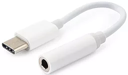 Аудіо-перехідник Cablexpert Type-C на 3.5 mm White (CCA-UC3.5F-01-W) - фото Аудіо-перехідник Cablexpert Type-C на 3.5 mm White (CCA-UC3.5F-01-W)