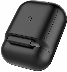Силиконовый чехол для Apple AirPods Baseus Wireless Charger Case Black (WIAPPOD-01) - миниатюра 4
