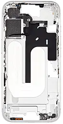 Рамка корпуса Apple iPhone 16 USA version, Original White - миниатюра 3