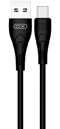 Кабель XO NB146 USB-A - Type-C 12w 2.4a 1м cable Black - фото Кабель XO NB146 USB-A - Type-C 12w 2.4a 1м cable Black