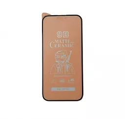 Защитное стекло 1TOUCH Ceramic Matte для Apple iPhone 15, iPhone 16 Black (тех.пак)