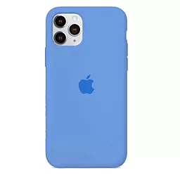 Чехол Silicone Case Full для Apple iPhone 11 Pro Max Cornflower