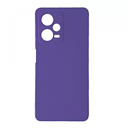 Чехол 1TOUCH Silicone Case Camera (no logo) для Xiaomi Redmi Note 12 5G/Poco X5 5G Lilac