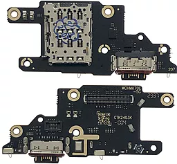 Нижняя плата Xiaomi Poco X6 Pro с разъемом зарядки, Sim-карты и микрофоном - фото Нижняя плата Xiaomi Poco X6 Pro с разъемом зарядки, Sim-карты и микрофоном