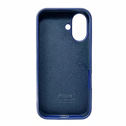 Чохол Silicone Case Full для Apple iPhone 16 Navy Blue - мініатюра 2 Чохол Silicone Case Full для Apple iPhone 16 Navy Blue - мініатюра 2