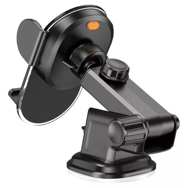 Держатель Hoco H3 Shiny Press Type Black - фото 2