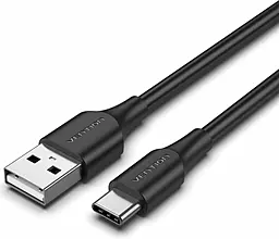 Кабель Vention USB-A - Type-C 15w 3a 2м cable Black (CTHBH) - фото Кабель Vention USB-A - Type-C 15w 3a 2м cable Black (CTHBH)