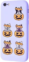 Чохол Wave Fancy Dog in pumpkin Apple iPhone 6, iPhone 6S Light Purple