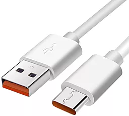 Кабель USB Xiaomi 120w 6a USB Type-C cable white (BHR4915CN)