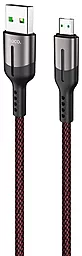 Кабель Hoco U68 Gusto USB-A - micro USB 20w 4a 1.2м cable Black - фото Кабель Hoco U68 Gusto USB-A - micro USB 20w 4a 1.2м cable Black