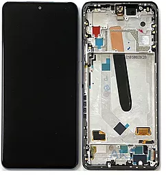 Дисплей Xiaomi Mi 11i, Mi 11X, Mi 11X Pro, Redmi K40, K40 Pro Plus, Poco F3 с тачскрином и рамкой, (TFT), Black