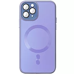 Чехол Epik TPU+Glass Sapphire Midnight with MagSafe для Apple iPhone 12 Pro Dasheen